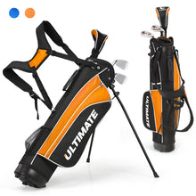 Load image into Gallery viewer, Gymax 31&#39;&#39; Portable Junior Complete Golf Club Set for Kid Age 8+ Set of 5
