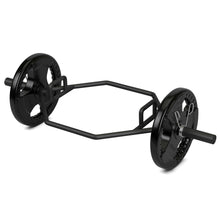 Load image into Gallery viewer, Gymax 56'' Olympic Hexagon Deadlift Bar Trap Bar W/ Folding Grips Powerlifting
