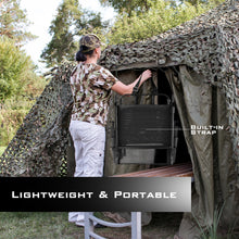 Load image into Gallery viewer, Gymax Folding Hunting Chair Portable Camping Hunting w/ 360¡ã Swivel Steel Frame
