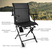Load image into Gallery viewer, Gymax Folding Hunting Chair Portable Camping Hunting w/ 360¡ã Swivel Steel Frame
