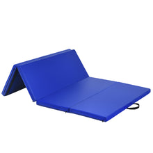 Load image into Gallery viewer, Gymax 6' x 4' Folding Gymnastics Tumbling Mat Thick Panel Gym Fitness Exercise Mat
