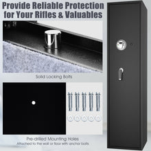 Load image into Gallery viewer, Gymax Biometric Fingerprint Rifle Safe Quick Access 5-Gun Cabinet w/ Lockbox
