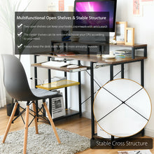 Load image into Gallery viewer, Gymax 47&#39;&#39; Computer Desk Writing Study Table w/ Keyboard Tray &amp; Monitor Stand
