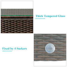 Load image into Gallery viewer, Gymax 3PCS Rattan Patio Outdoor Conversation Furniture Set w/ Turquoise Cushions
