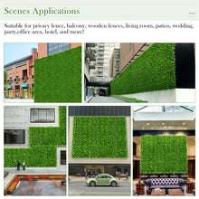 Load image into Gallery viewer, Gymax 12PCS 16x24inch Artificial Eucalyptus Hedge Plant Privacy Fence Panels
