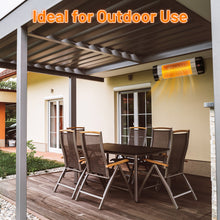 Load image into Gallery viewer, Gymax 1500W Wall-Mounted Infrared Patio Heater Outdoor Indoor w/ Remote Control
