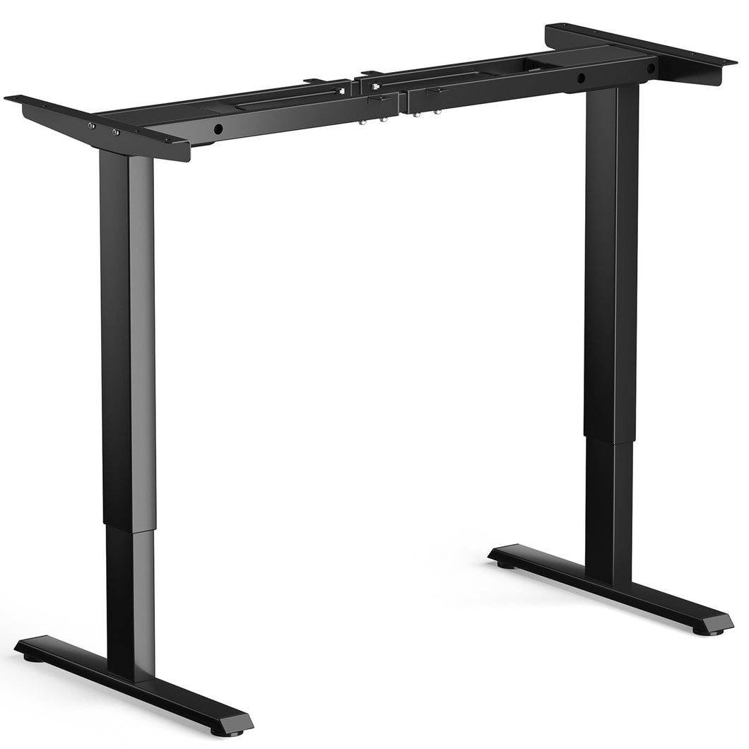 Gymax Dual-Motor Stand up Desk Frame Workstation Base w/ Adjustable Width & Height