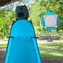 Load image into Gallery viewer, Gymax Portable Pop Up Privacy Shower Tent Toilet Changing Room Camping Hiking Blue
