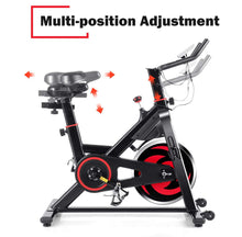 Load image into Gallery viewer, Gymax Exercise Magnetic Bike Stationary Belt Drive Bicycle Cardio Cycling Bike
