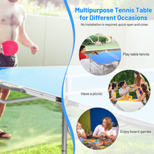 Load image into Gallery viewer, Gymax Folding Table Tennis Table Portable Ping Pong Table w/ 2 Paddles &amp; 2 Balls
