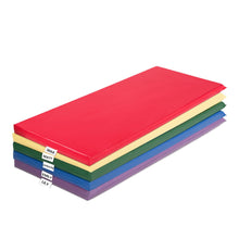 Load image into Gallery viewer, Gymax 5-Piece Kids Rest Nap Mat Set Rainbow Toddler Floor Mats Waterproof PU
