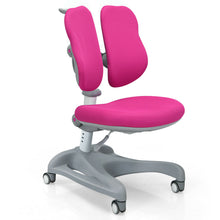 Load image into Gallery viewer, Gymax Kids Study Desk Chair Adjustable Height Depth w/Sit-Brake Casters

