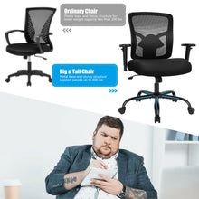 Load image into Gallery viewer, Gymax 400LBS Mesh Big &amp; Tall Office Chair Swivel Task Chair w/ Lumbar Support
