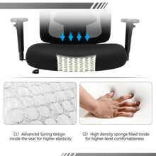 Load image into Gallery viewer, Gymax 400LBS Mesh Big &amp; Tall Office Chair Swivel Task Chair w/ Lumbar Support
