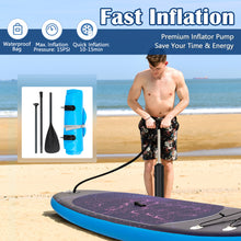 Load image into Gallery viewer, Gymax 11 ft Inflatable Stand-Up Paddle Board Non-Slip Deck Surfboard w/ Hand Pump
