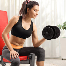 Load image into Gallery viewer, Gymax 66Lbs 2 in 1 Adjustable Dumbbell Set Strength Training Set Home Gym Exercise
