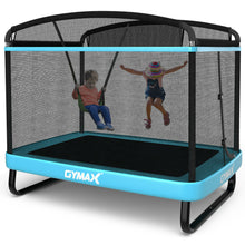 Load image into Gallery viewer, Gymax 6FT Kids Recreational Trampoline W/Swing Safety Enclosure Indoor/Outdoor
