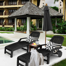 Load image into Gallery viewer, Gymax Set of 2 Patio Adjustable Chaise Lounge Chair Folding Sun Lounger Recliner
