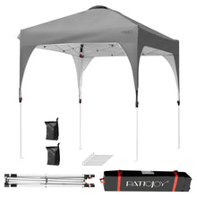 Load image into Gallery viewer, Gymax 6.6x6.6 FT Pop up Canopy Tent Shelter Height Adjustable w/ Roller Bag
