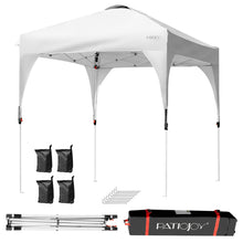 Load image into Gallery viewer, Gymax 6.6x6.6 FT Pop up Canopy Tent Shelter Height Adjustable w/ Roller Bag
