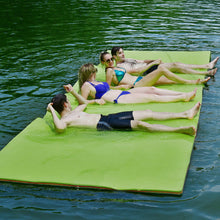 Load image into Gallery viewer, Gymax 12&#39; x 6&#39; Floating Water Pad Mat 3-Layer Foam Floating Island for Pool Lake
