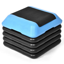 Load image into Gallery viewer, Gymax High Step Aerobic Platform Cardio Fitness Exercise Stepper w/ Risers
