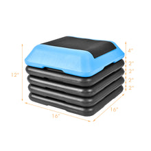 Load image into Gallery viewer, Gymax High Step Aerobic Platform Cardio Fitness Exercise Stepper w/ Risers
