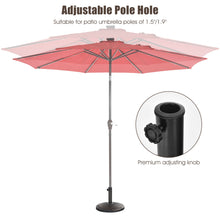 Load image into Gallery viewer, Gymax 22 lbs Round Resin Patio Umbrella Base Stand Holder w/ Adjustable Knob
