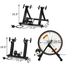 Load image into Gallery viewer, Gymax Foldable Bike Trainer Stand Cycling Exercise Stand w/ 8 Resistance Levels
