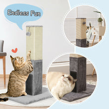 Load image into Gallery viewer, Gymax 31&#39;&#39; Tall Cat Scratching Post Claw Scratcher w/ Sisal Rope &amp; 2 plush Ball
