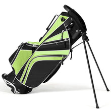 Load image into Gallery viewer, Gymax Golf Stand Bag 6 Way Divider Golf Carry Bag w/ Straps &amp; 7 Storage Pockets
