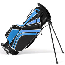 Load image into Gallery viewer, Gymax Golf Stand Bag 6 Way Divider Golf Carry Bag w/ Straps &amp; 7 Storage Pockets
