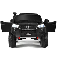 Load image into Gallery viewer, Gymax 24V Licensed Toyota Hilux Ride On Truck Car 2-Seater 4WD w/ Remote Painted Black
