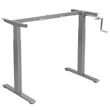 Load image into Gallery viewer, Gymax Hand Crank Sit to Stand Desk Frame Height Adjustable Standing Base
