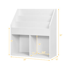 Load image into Gallery viewer, Gymax Kids Wooden Bookshelf Bookcase Children Toy Storage Cabinet Organizer
