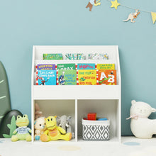Load image into Gallery viewer, Gymax Kids Wooden Bookshelf Bookcase Children Toy Storage Cabinet Organizer
