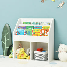 Load image into Gallery viewer, Gymax Kids Wooden Bookshelf Bookcase Children Toy Storage Cabinet Organizer
