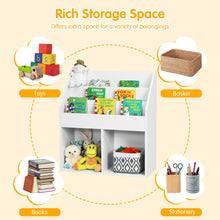 Load image into Gallery viewer, Gymax Kids Wooden Bookshelf Bookcase Children Toy Storage Cabinet Organizer
