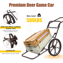 Load image into Gallery viewer, Gymax Folding Deer Game Cart Heavy-Duty Steel Hauler Utility Gear Dolly Cart

