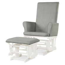 Load image into Gallery viewer, Gymax Glider and Ottoman Cushion Set Wooden Baby Nursery Rocking Chair
