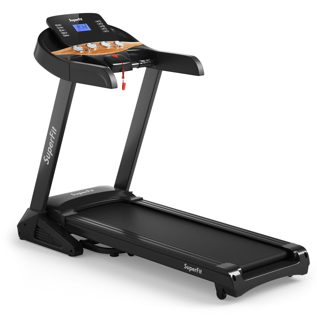 Gymax 3.75HP Folding Treadmill Running Jogging Machine w/ 15% Automatic Incline