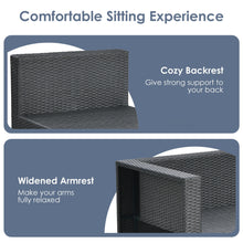 Load image into Gallery viewer, Gymax 6PCS Rattan Patio Conversation Furniture Set Cushioned Sectional Sofa Set
