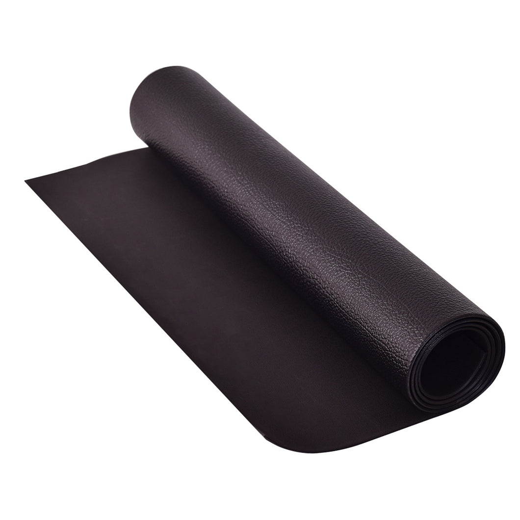 Gymax 47''x24'' Exercise Equipment Mat High Density PVC Treadmill Mat Floor Protector Pad