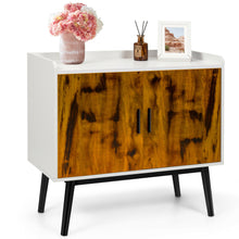 Load image into Gallery viewer, Gymax Sideboard Buffet Storage Cabinet w/2 Door Metal Legs Accent Cabinet 32In
