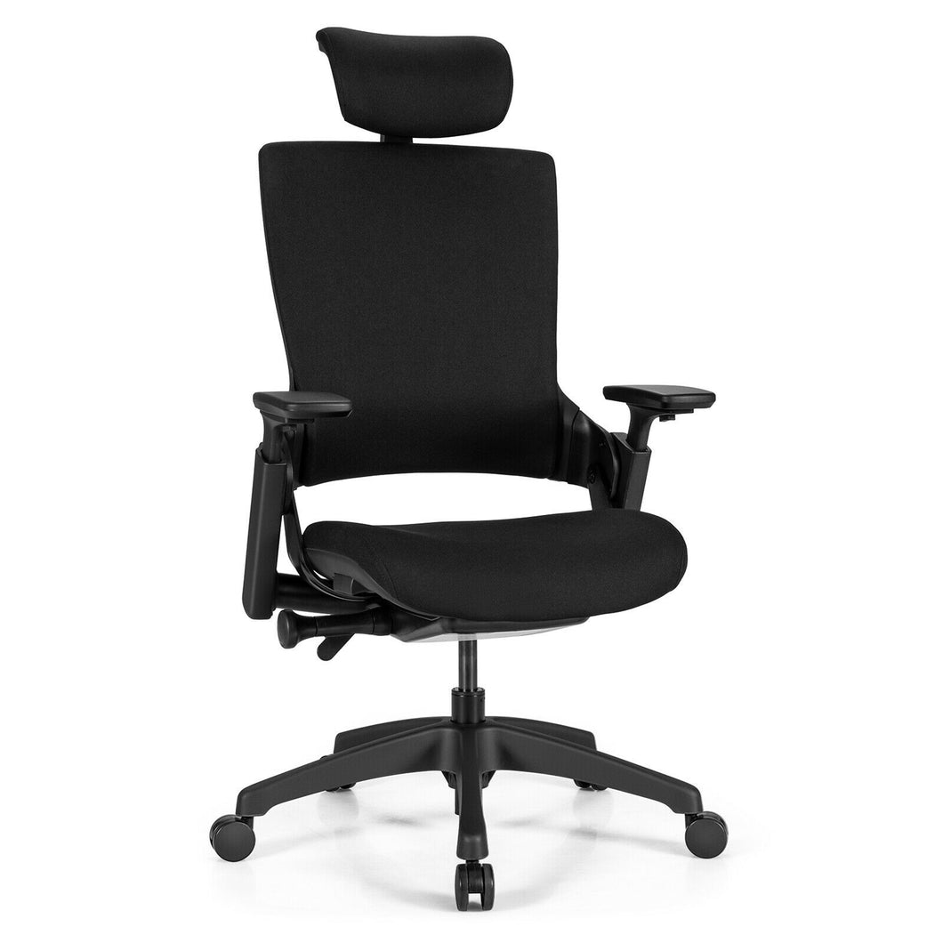 Gymax Executive Office Chair Adjustable Task Chair wSliding Seat & 3D Armrest