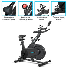 Load image into Gallery viewer, Gymax Magnetic Exercise Gym Bike Indoor Cycling Bike wAdjustable Seat Handle
