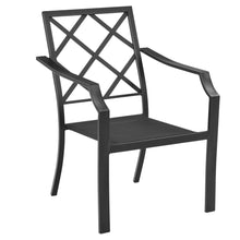 Load image into Gallery viewer, Gymax Set of 4 Stackable Patio Dining Chair Cushioned Armchair Bistro Chair
