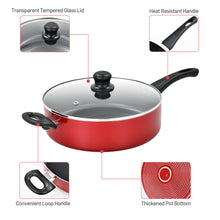 Load image into Gallery viewer, Gymax 17Pcs Hard Anodized Nonstick Cookware Pots and Pans Set Dishwasher &amp; Oven Safe
