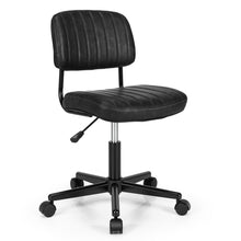 Load image into Gallery viewer, Gymax PU Leather Office Chair Adjustable Swivel Task Chair w/ Backrest
