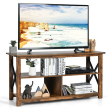 Load image into Gallery viewer, Gymax Modern Farmhouse TV Stand Entertainment Center for TV&#39;s up to 55&#39;&#39; wOpen Shelves
